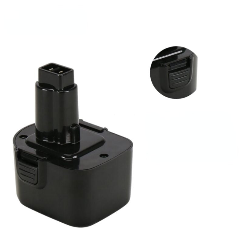 Replacement Ni-Mh Battery For Dewalt 9.6V Battery Cordless Power Tools(Black)